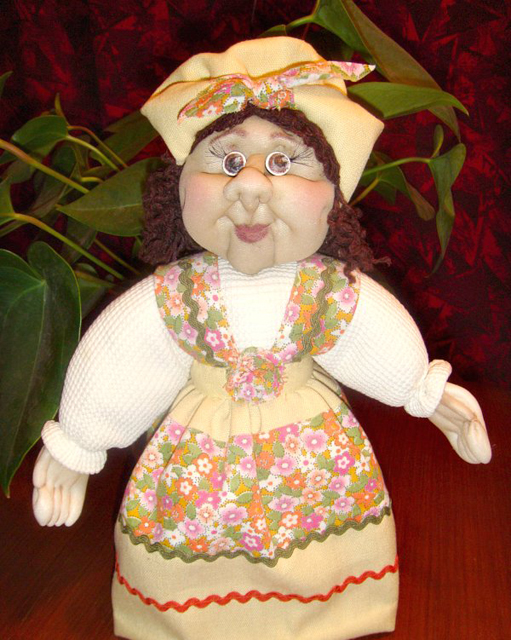 Кукла из капроновых колготок